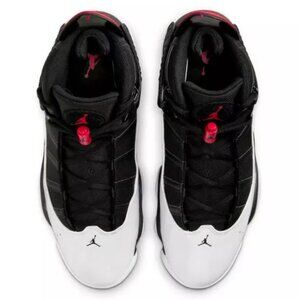 Jordan 6 Rings "Black/University Red/White" Men's Shoe 10.5